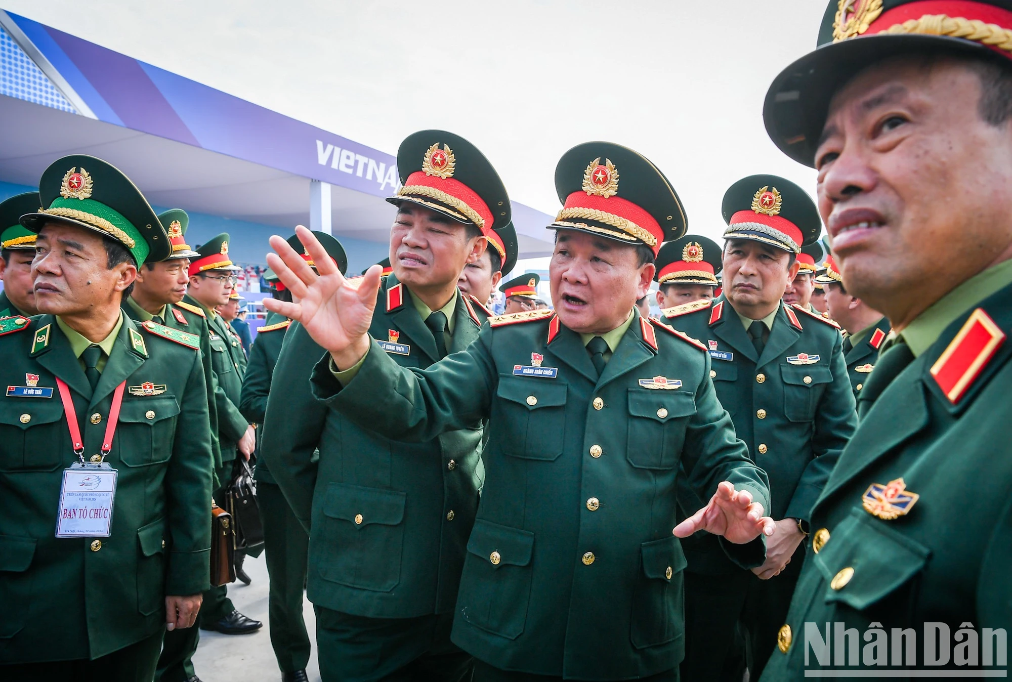 [Photo] Impressive Rehearsal Ceremony of Vietnam International Defense Exhibition 2024 photo 1