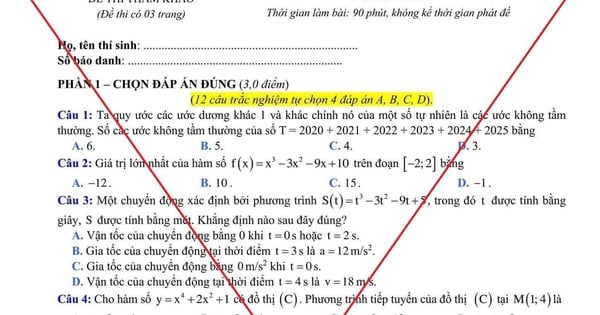 Bộ GD-ĐT cảnh báo giả mạo đề tham khảo thi tốt nghiệp THPT năm 2025