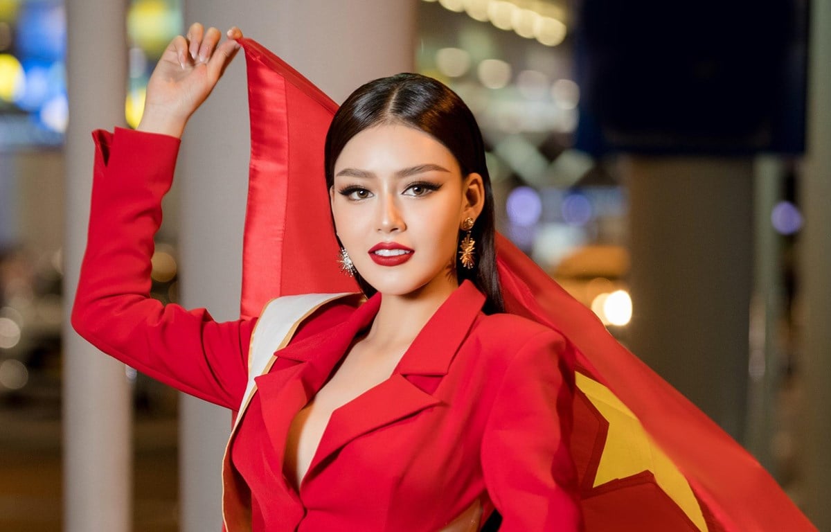 Dang Thanh Ngan leaves for Miss Supranational 2023