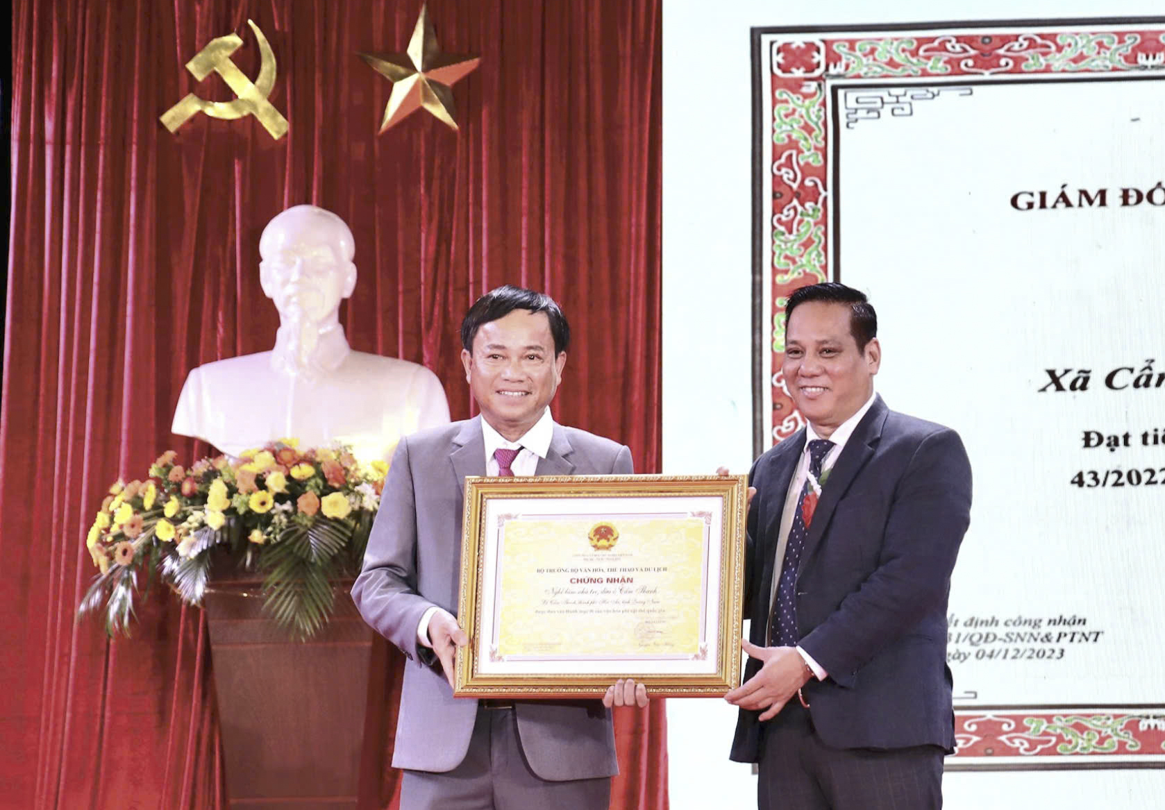 ស្តាប់រឿងផ្ទះកុមារ Cam Thanh ទទួលស្គាល់ជាបេតិកភណ្ឌវប្បធម៌អរូបីរបស់ជាតិ ១