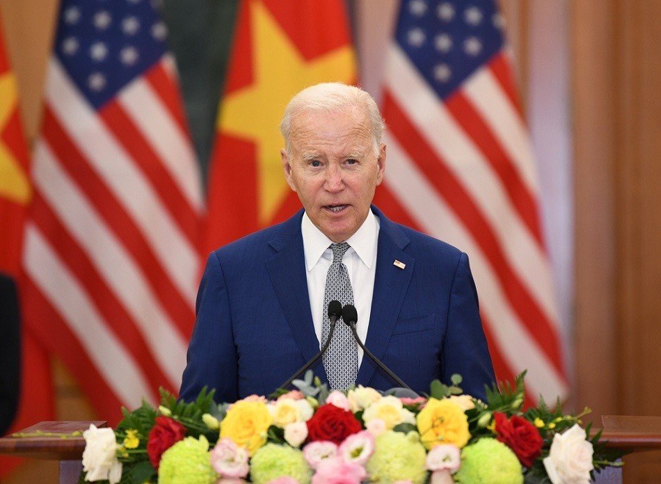 US President Joe Biden thanks Vietnam.