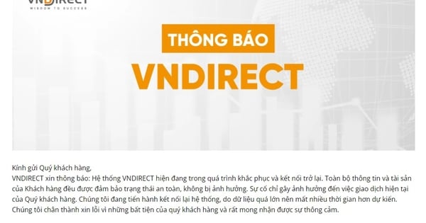 Cổ phiếu VNDIRECT giao dịch khủng, giá giảm hơn 3%