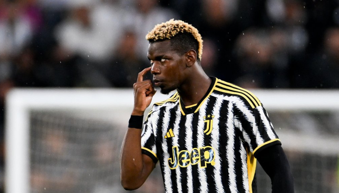 Pogba a fait son retour à la Juventus après près d'un an de blessure, lors d'un match nul 1-1 contre Bologne le 27 août. Photo : Juventus