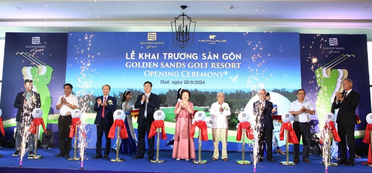 khai truong san gon noi mien di san co do hue golden sands golf resort hinh anh 1