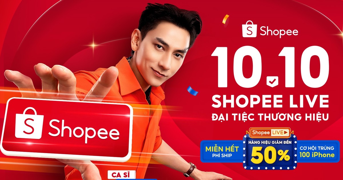 اكتشف سلسلة من العروض الجذابة في 10-10 Shopee Live Brand Party