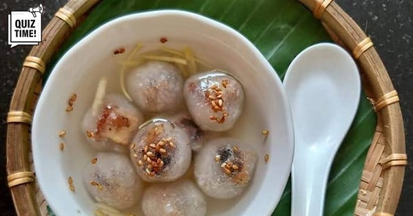 Strange dessert eaten with meat in Hue