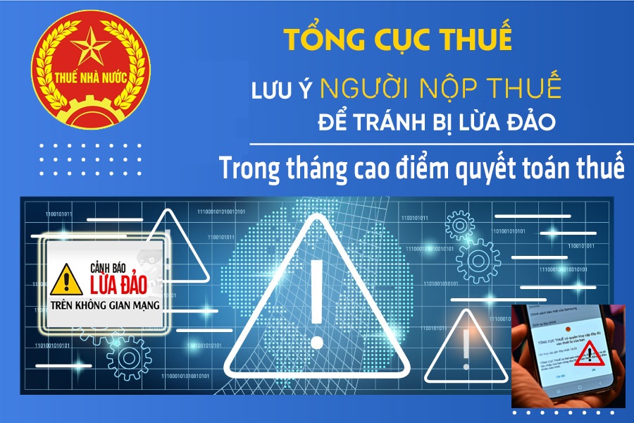 Tổng cục Thuế cảnh báo 5 thủ đoạn lừa đảo- Ảnh 1.