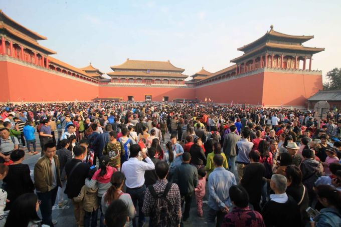 Verbotene Stadt (Peking) während der Goldenen Woche 2015. Foto: CNN