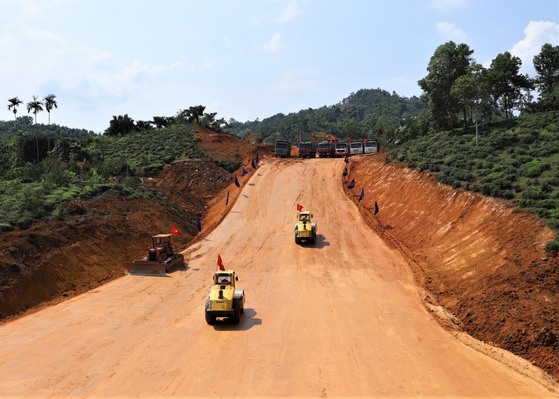 Tet at the construction site of Tuyen Quang – Ha Giang highway