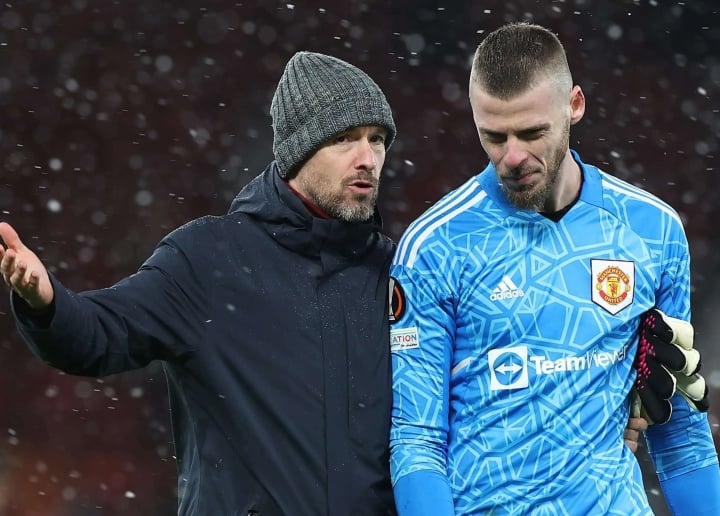 Ten Hag was not happy with De Gea's performance.