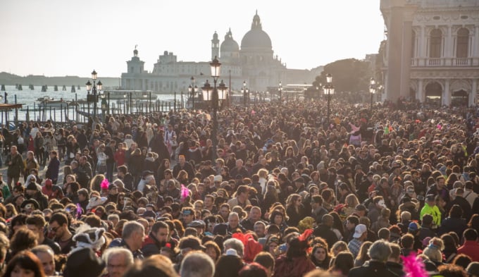 Venecia suele estar abarrotada de turistas. Foto: Guardian