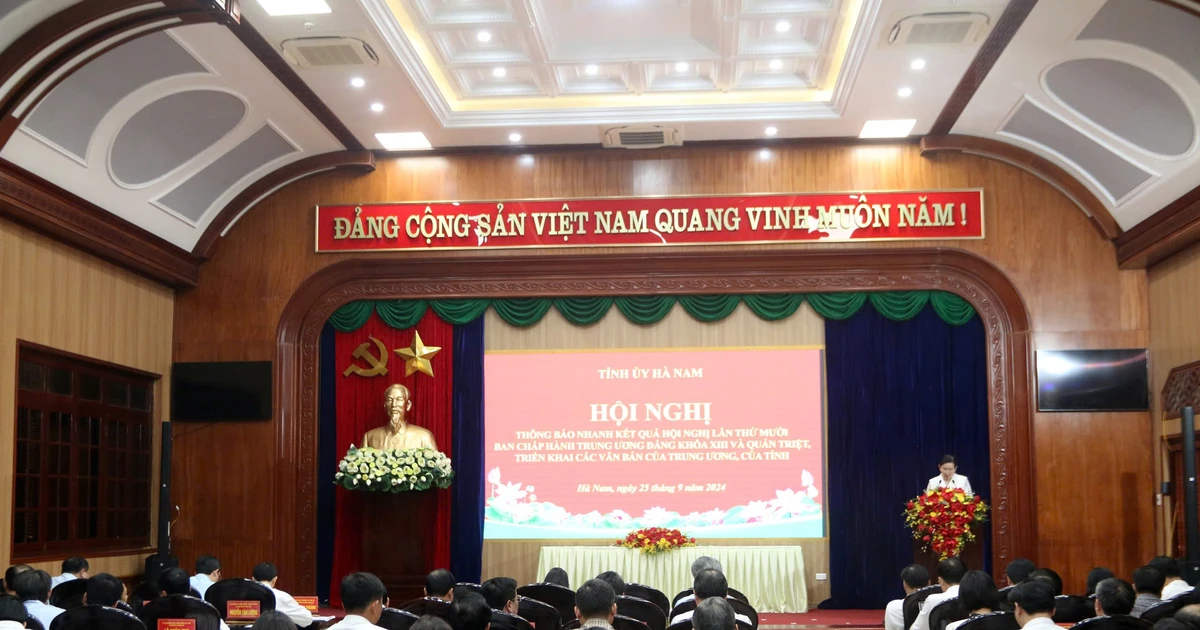 Effectively implementing the Resolution of the 10th Central Conference in Ha Nam