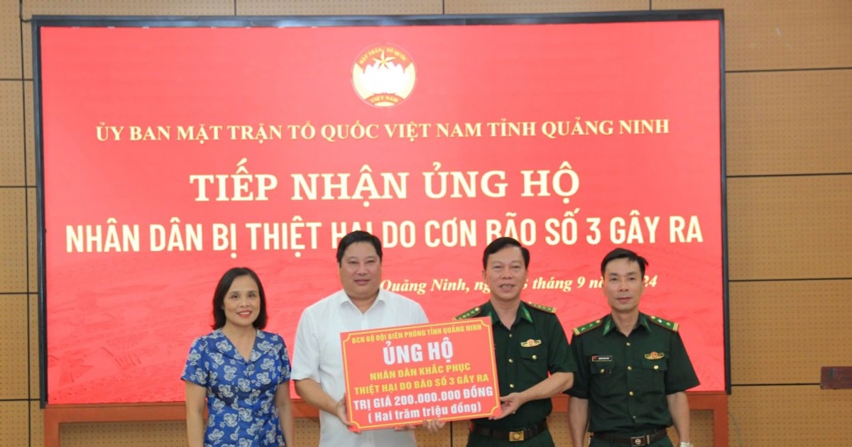 Received over 160 billion VND in support to overcome storm number 3