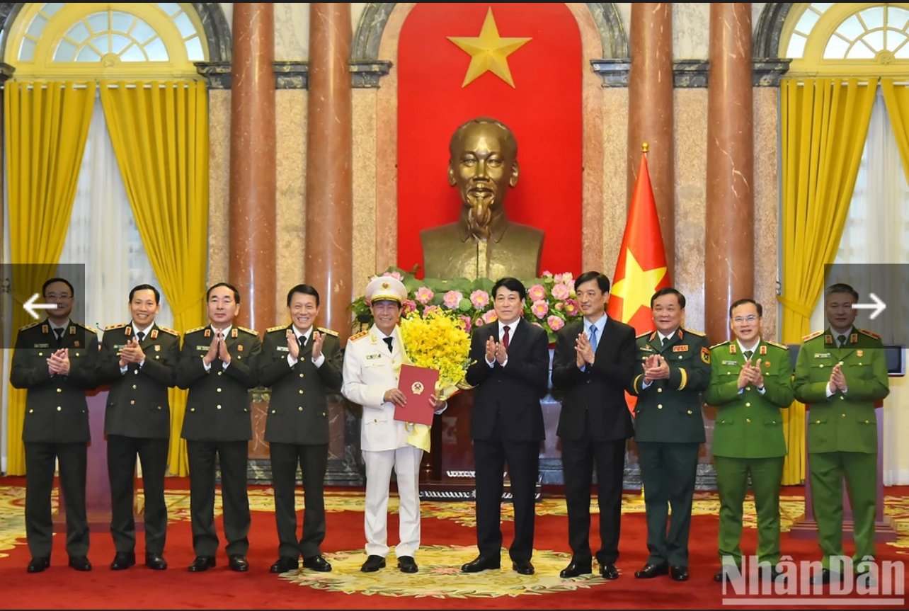 Thứ trưởng Bộ Công an Lê Quốc Hùng được thăng quân hàm Thượng tướng- Ảnh 2.