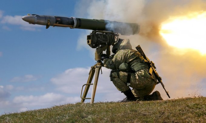 Russische Soldaten trainieren 2017 mit Kornet-Raketen. Foto: Russisches Verteidigungsministerium