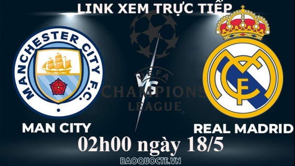 Enlace para ver en directo el Manchester City vs Real Madrid (02:00 18 mayo) partido de vuelta de semifinales de la Copa de Europa C1