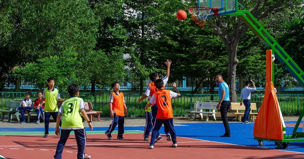 재능 있는 학생들을 위한 Tran Dai Nghia 고등학교 스포츠 축제가 폭발했습니다.