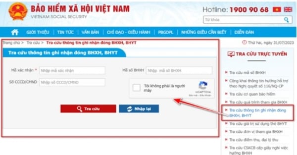 Hướng dẫn tra cứu thông tin đóng BHXH tự nguyện, BHYT online