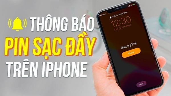 Cách bật thông báo khi iPhone sạc đầy pin cực đơn giản