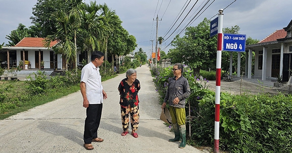 Ở một làng của Quảng Trị, nhà được đánh số, "phố" được đặt tên chả khác gì thị thành