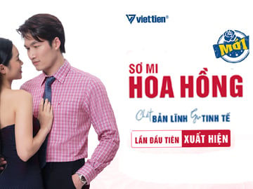 Bộ sưu tập sơ mi hoa hồng và chiến lược thời trang bền vững của Viettien