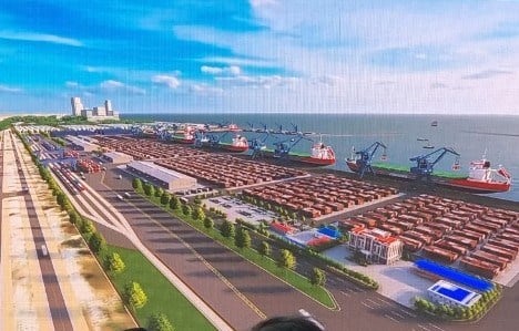 Le port de Quang Tri, d'une valeur de 14 200 milliards de VND, a officiellement commencé sa construction après 5 ans de travaux.