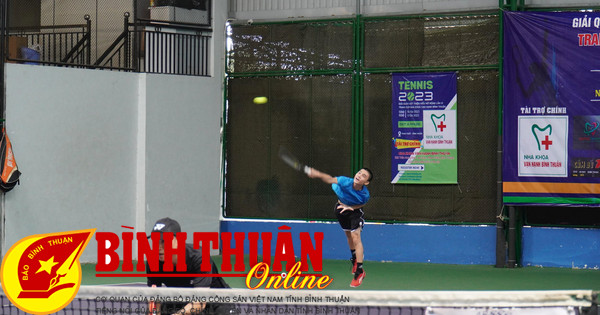 Attraktives Thien Hieu Open-Tennisturnier Van Hanh Dental Cup Binh Thuan