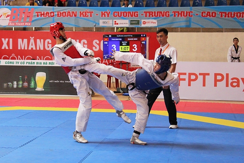 Khởi tranh Giải vô địch Taekwondo quốc gia năm 2023 tại Thanh Hóa
