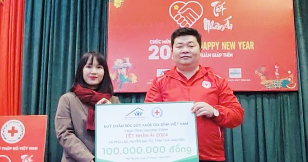 Vietnam Family Health Care Fund "sows love" with volunteer activities at the beginning of the year