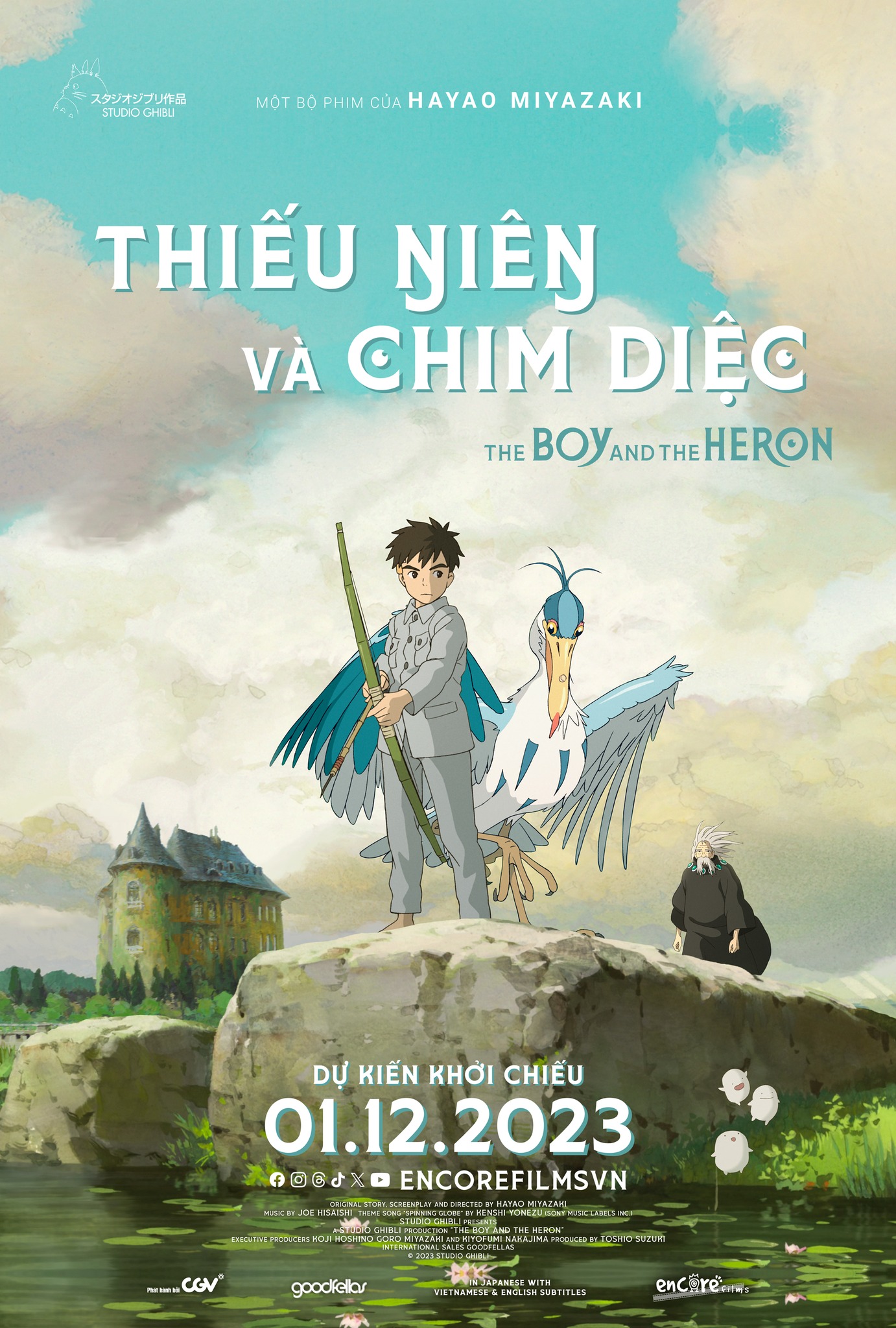 'The Boy and the Heron' của Hayao Miyazaki chính thức chiếu tại rạp Việt  - Ảnh 1.