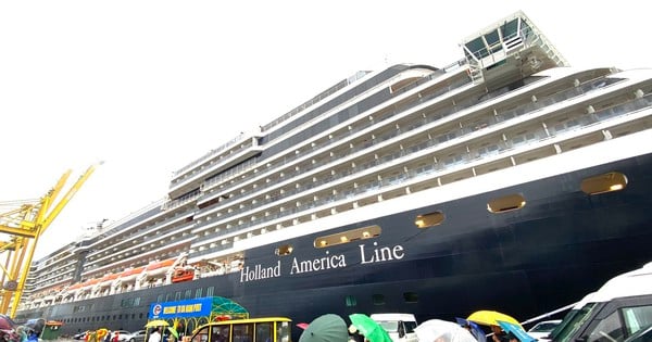 Le super yacht Westerdam transporte 2 000 touristes européens et américains à Da Nang