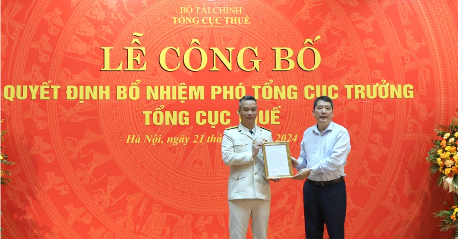 Cục trưởng Cục Thuế Hà Nội làm Phó Tổng cục trưởng Tổng cục Thuế