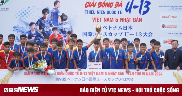 Đánh bại đội bóng Nhật Bản, Bình Dương vô địch giải U13 quốc tế