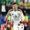 Kai Havertz អបអរបន្ទាប់ពីស៊ុតបញ្ចូលទីបើកឆាកឱ្យអាល្លឺម៉ង់។ (រូបថត៖ AFP/VNA)