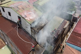 Incendio en una juguetería en Dong Ha