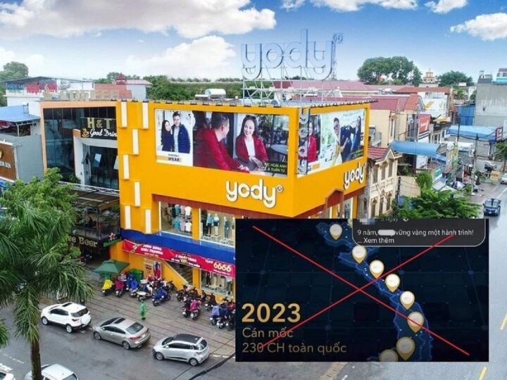 Using the wrong sovereignty map, Yody fashion was fined 15 million VND - 1