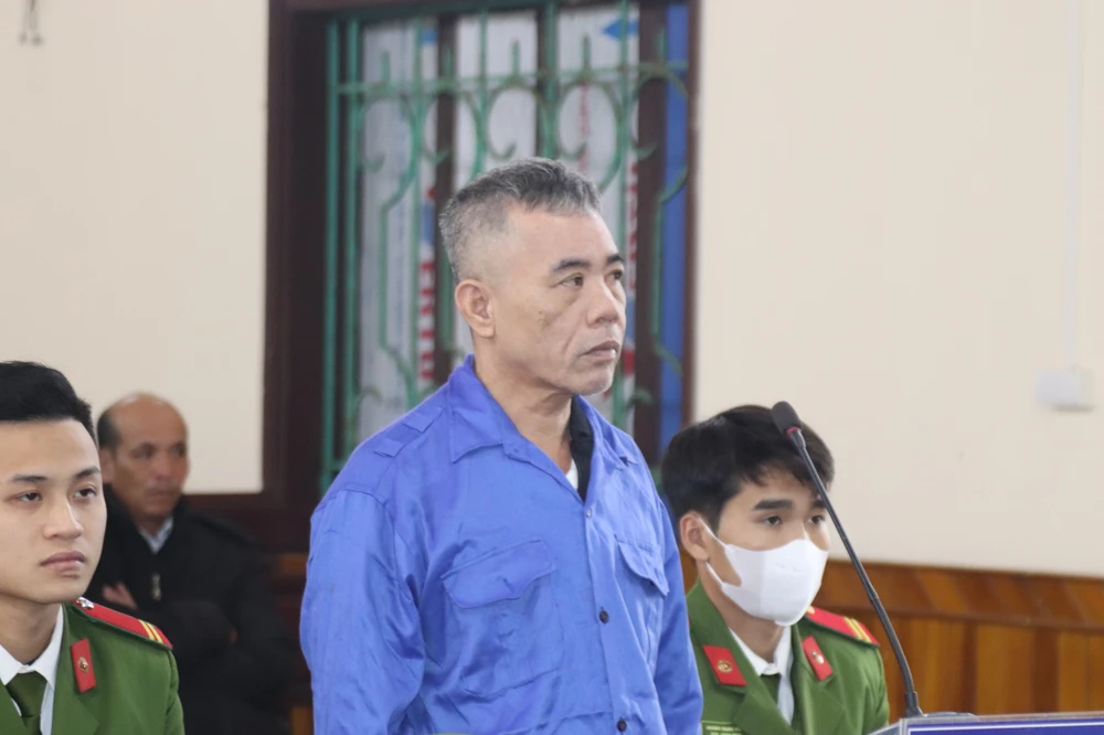 Defendant Le Dinh Thuc at trial