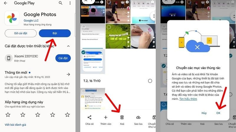 Hướng dẫn cách xóa ảnh trên Google Photos siêu đơn giản