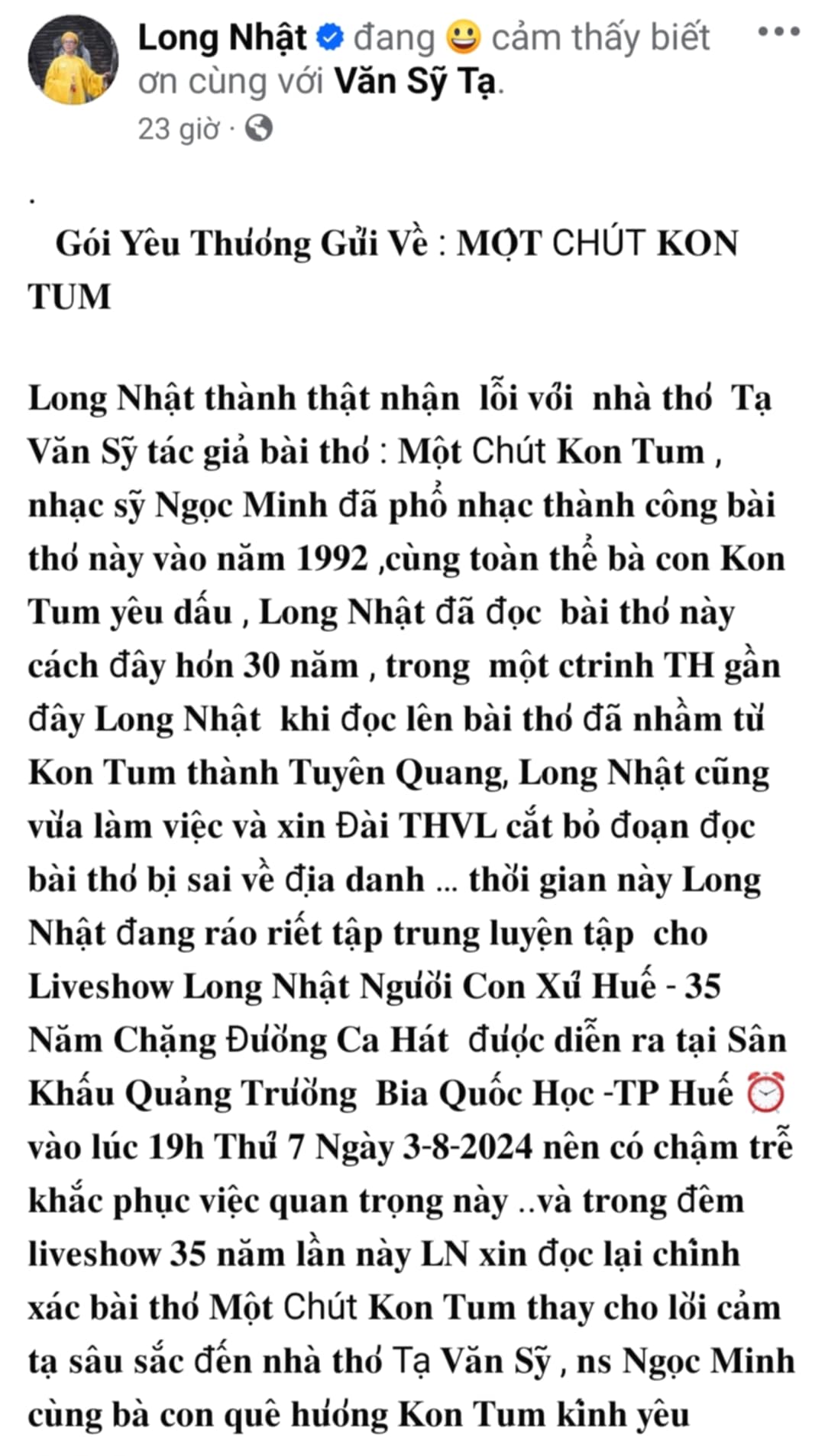 Nam ca sĩ khiến Long Nhật phải công khai xin lỗi là ai? - Ảnh 2.