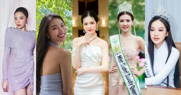 La bella y seductora belleza de 5 reinas de belleza y finalista del mismo nombre Duyen