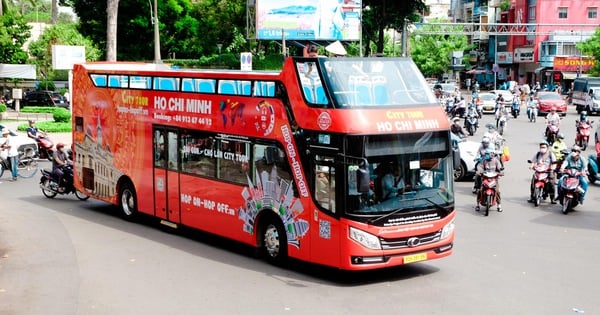 Ho-Chi-Minh-Stadt verfügt über eine zusätzliche Doppeldeckerbuslinie, um das gesamte Cho-Lon-Gebiet zu erkunden.