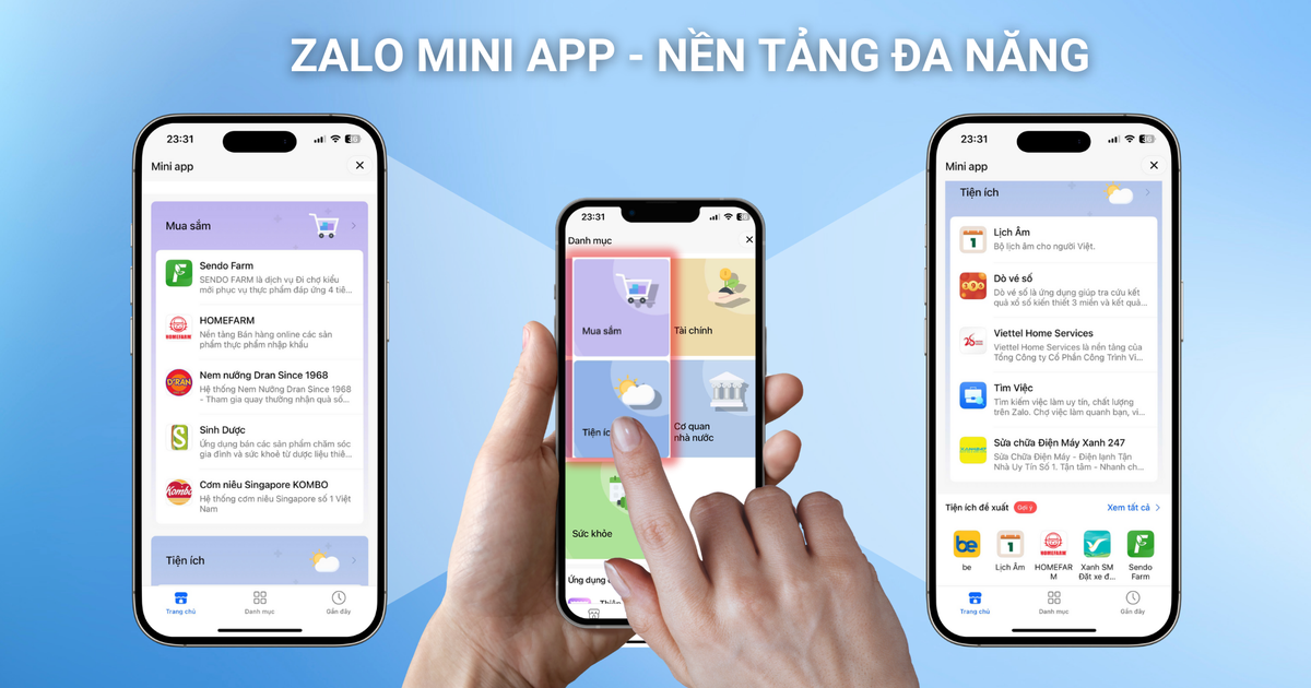 Zalo Mini App - ងាយស្រួលសម្រាប់អ្នកប្រើប្រាស់ មានប្រយោជន៍សម្រាប់អាជីវកម្ម