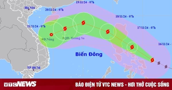 Le typhon Man-yi se renforce et atteint le niveau de super typhon, la région centrale devrait être confrontée à de fortes pluies