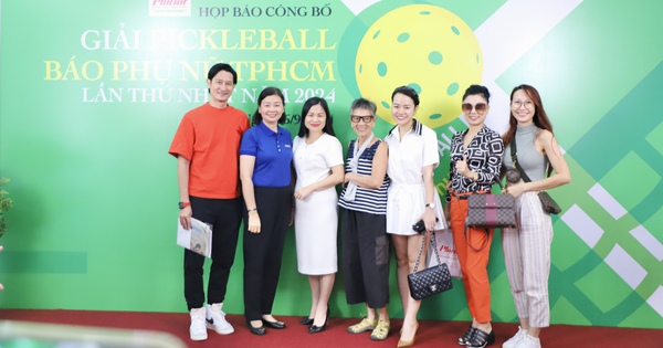 El periódico femenino de la ciudad de Ho Chi Minh organiza un torneo de pickleball para mujeres.