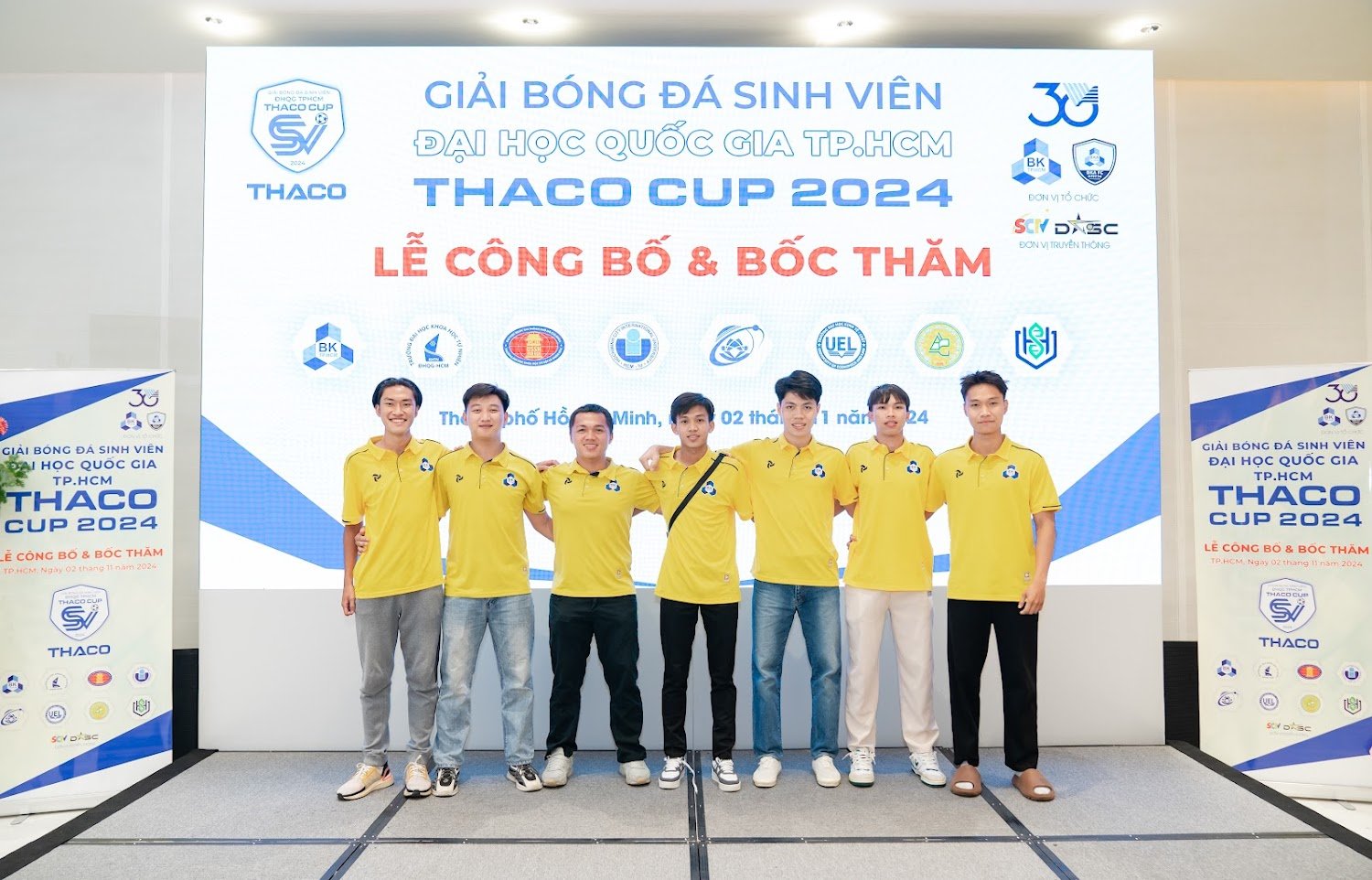 Hấp dẫn giải bóng đá sinh viên ĐH Quốc gia TP.HCM - THACO Cup 2024- Ảnh 5.