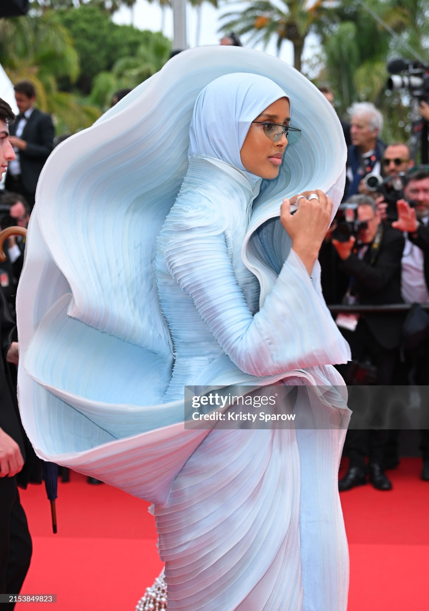 Cannes Day 7: Bella Hadid's see-through dress causes chaos on the red carpet photo 15