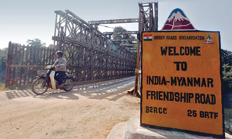 La zone frontalière entre l'Inde et le Myanmar sera clôturée à l'avenir. Photo : Reuters