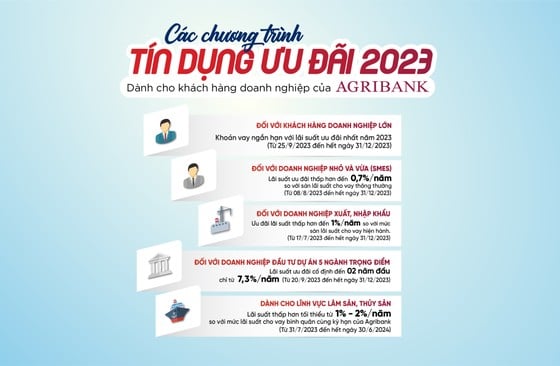 5 chương trình tín dụng ưu đãi nổi bật dành cho khách hàng doanh nghiệp của Agribank năm 2023