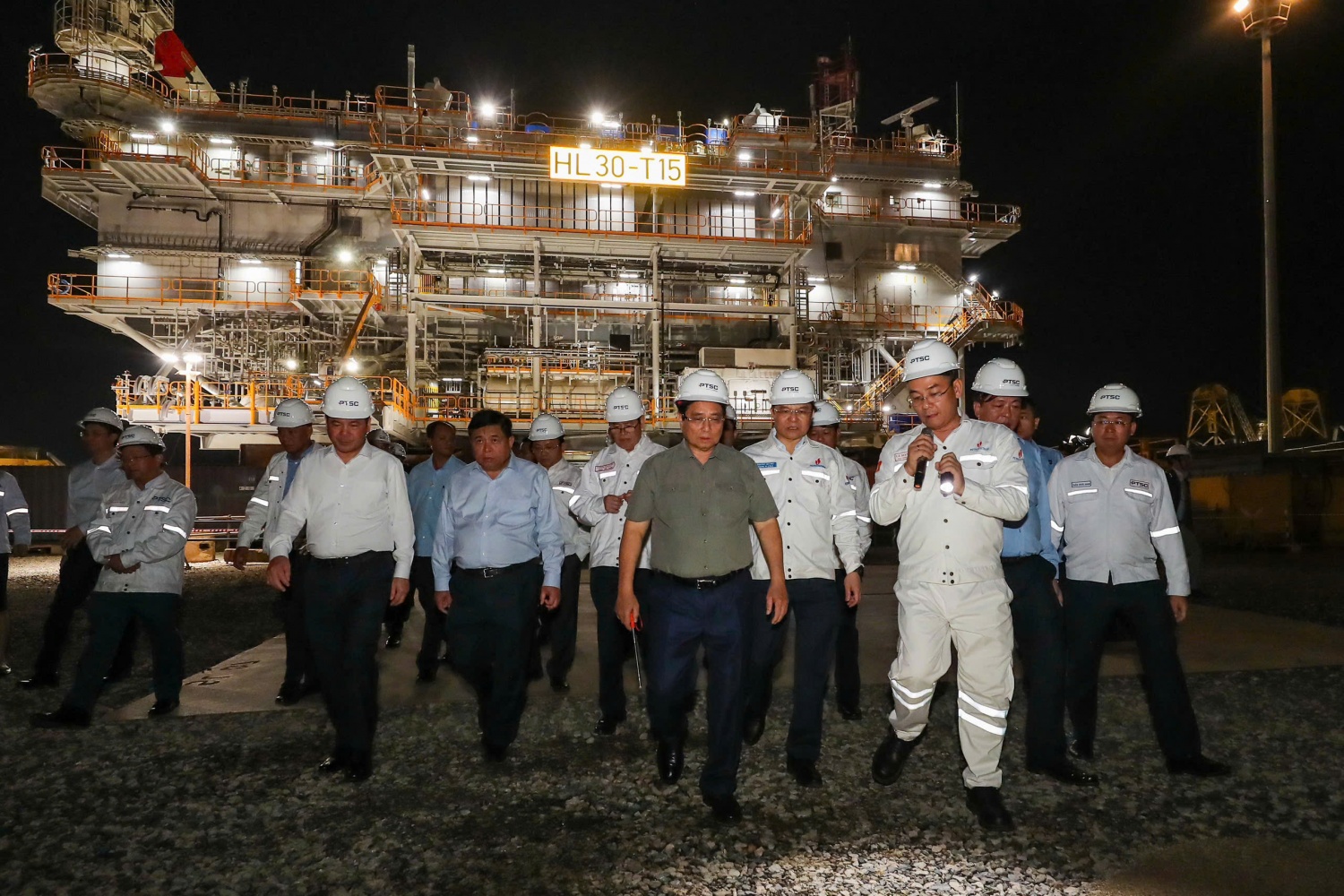 [Photo series] Prime Minister Pham Minh Chinh visits PTSC/Petrovietnam Energy Industry and Technical Logistics Center