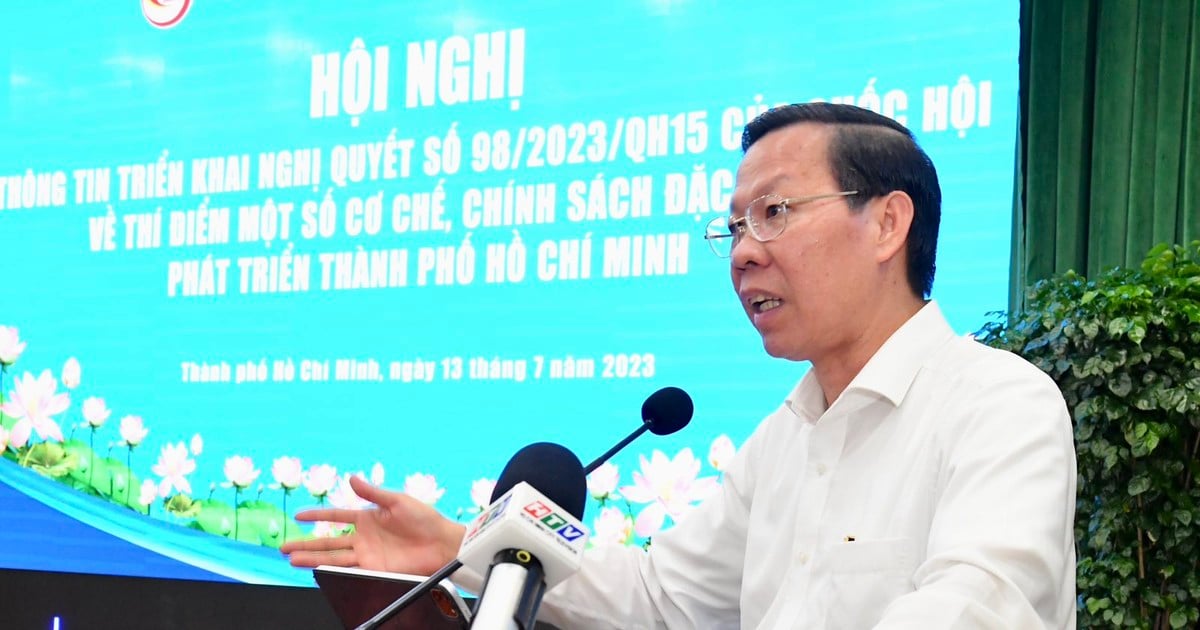 Chủ tịch UBND TPHCM Phan Văn Mãi: Thực hiện Nghị quyết 98 không có chỗ cho cán bộ sợ sệt không dám làm